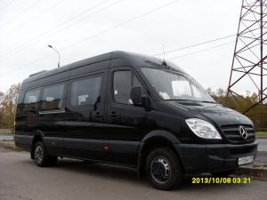 Аренда автобуса Мерседес-Спринтер-515 2010 года 21 место (черный)